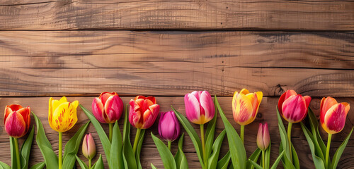 tulips in the garden