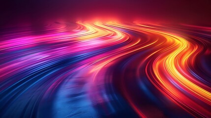 An abstract depiction of neon light streaks, twinkling in a chaotic, high-energy dance, vibrant electric hues, dynamic and lively scene, high contrast, hd quality, soft focus, vivid colors.