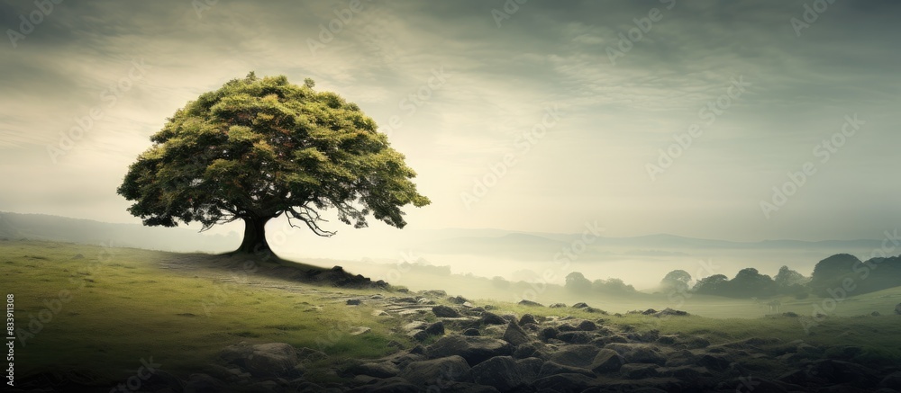 Aufkleber The tree is the focus of the copy space image.