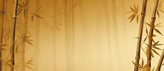 Patterned bamboo backdrop with a serene feel, suitable for placing a copy space image.