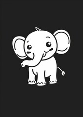 Obraz premium Happy elephant