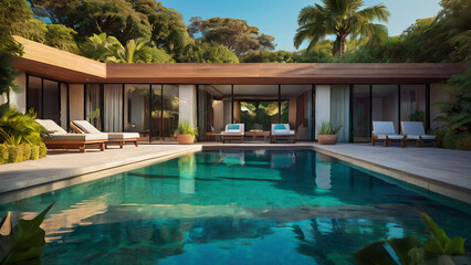 Fototapeta premium Luxury Villa