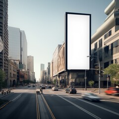 billboard on a street