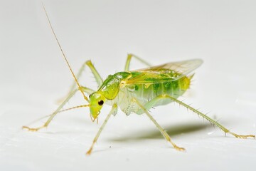 Aphid isolated on white background