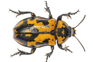 Beetle isolated on white background