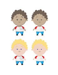 1-3 Year Old Child  Character Vector Artwork