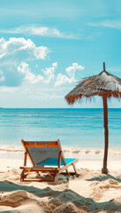 chairs and umbrella