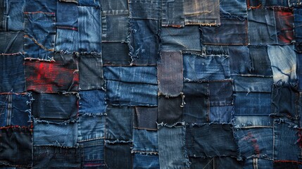 Designs of denim jacket fabric texture
