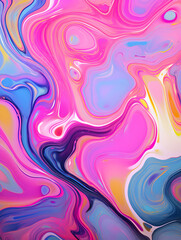 Fototapeta premium Abstract colorful liquid background 