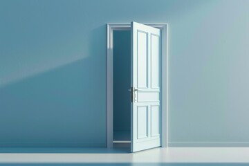 Open door emitting light possibilities growth achievements concept motivation learning skills...