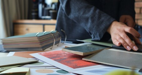 Artists in creative workshop planning session. Collaborative meeting to discuss techniques, share inspiration, develop new ideas. Creative process enhances artistic expression and design innovation.