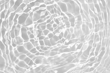 Clear white water surface with beautiful splashing ripples and bubbles. Abstract summer banner...