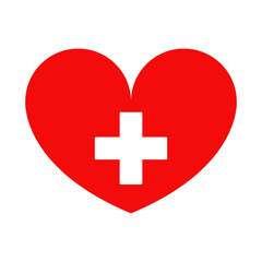 Heart Medical Cross