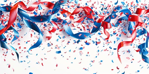 Red, White, and Blue Ribbons and Stars