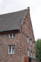 Ein Blick auf die historische Altstadt von Wachtendonk am Niederrhein in Nordrhein-Westfalen