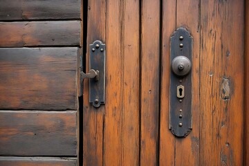 Obraz premium old wooden door