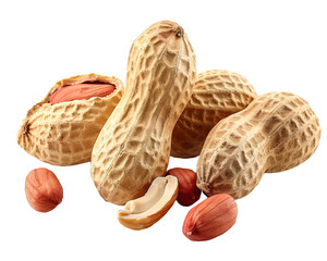 peanuts on png background