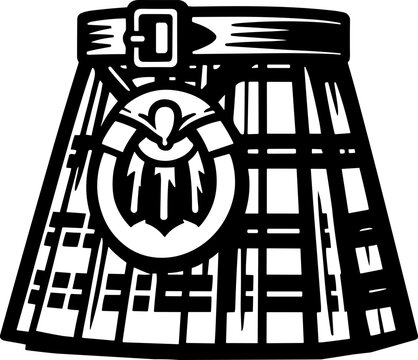 Scottish Kilt and Sporran