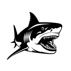 Naklejka premium Shark