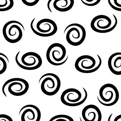 Vector seamless hand drawn pattern with doodles. Cute design for wallpaper, wrapping, stationery, textile.