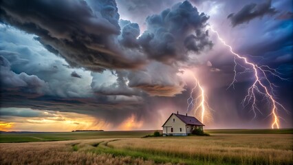house in the mountains