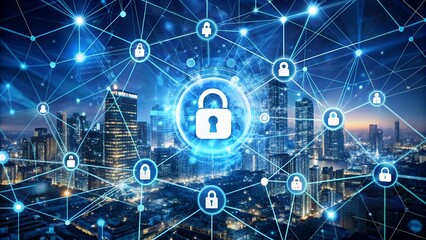 Obraz premium Cybersecurity