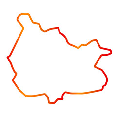 Muramvya map line illustration 