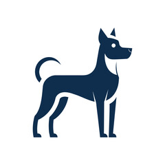 Animal Dog logo icon vector art Illustration