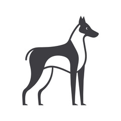 Dog logo icon vector art Illustration