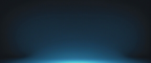 Glowing blue abstract design with gradient background and grainy texture on dark backdrop