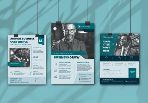 Modern Corporate Business Conference Flyer Template 