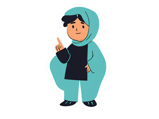 Fototapeta premium Boy with thumb up on white background