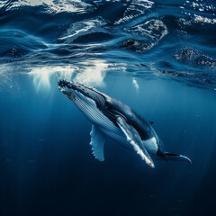 Fototapeta premium whale