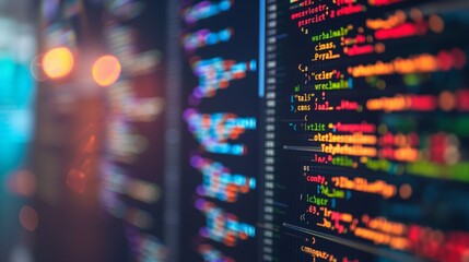 Computer Screen Showing Data Analysis