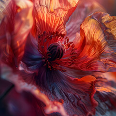 Macro Image of a Poppy