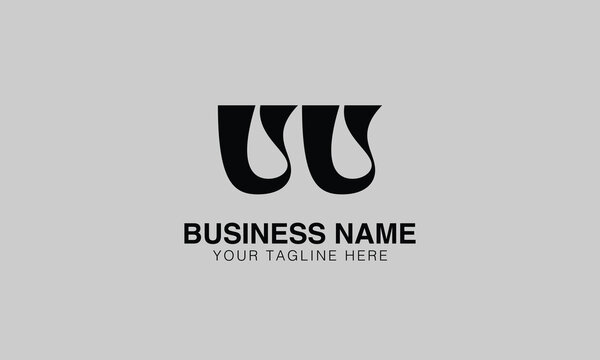 UU U uu initial logo | initial based abstract modern minimal creative logo, vector template image. luxury logotype logo, real estate homie logo. typography logo. initials logo