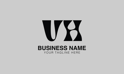 VH V vh initial logo | initial based abstract modern minimal creative logo, vector template image. luxury logotype logo, real estate homie logo. typography logo. initials logo