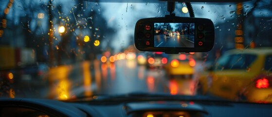 Through the lens of a dashboard camera, capture the moment a driver's quick thinking and professionalism averts a potential collision.