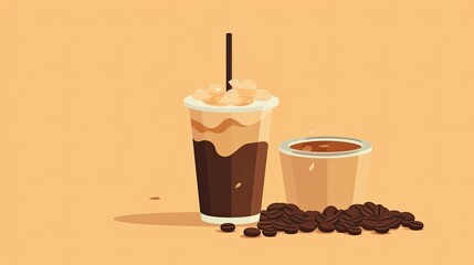 cup of coffee with chocolate