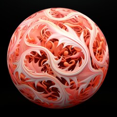 Fototapeta premium Salmon Serenity Exploring the Round Realm.