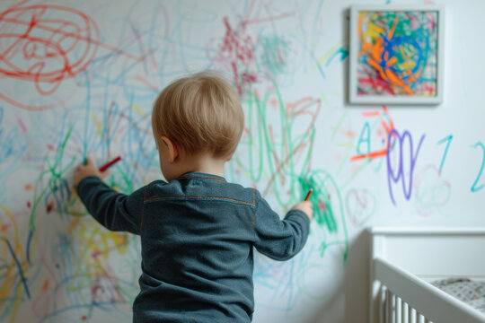 Kid Drawing Wall Images – Browse 271,268 Stock Photos, Vectors, and ...