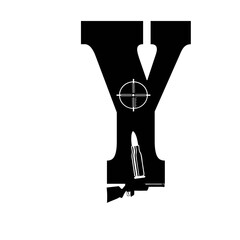 Gun Alphabet Font Letters Svg, Second Amendment Dad Rifle, 2nd Amendment Svg, Dad Svg, Army Svg, Gun Svg, Daddy Svg, Veteran Svg, Military