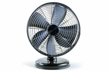 Electric fan isoalated on white background
