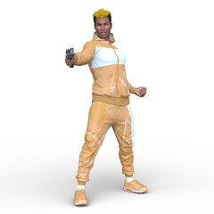 戦士　3DCGレンダリング