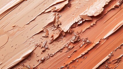 A close up of a makeup brush with a lot of powder on it