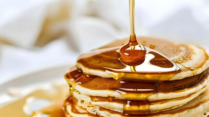 national pancake day celebration with pancake breakfasts and charity events. generative ai