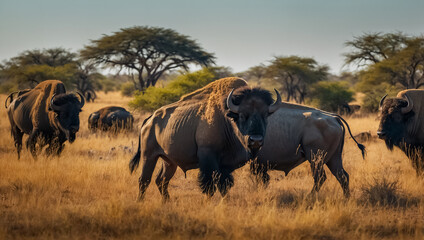 Fototapeta premium Buffalo in Botswana National Park