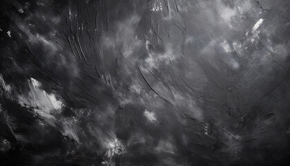 Abstract dark background with gray spots and strokes, evoking mystery and depth