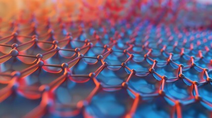 Obraz premium A visualization of a superconducting graphene material