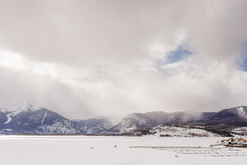 Lake Dillon in the winter